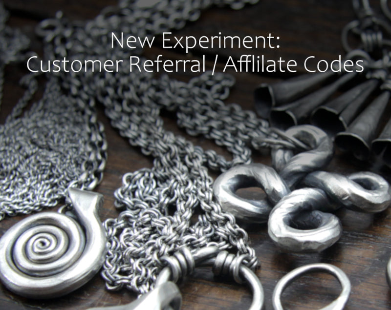 New Experiment: Customer Referral or Affiliate Codes