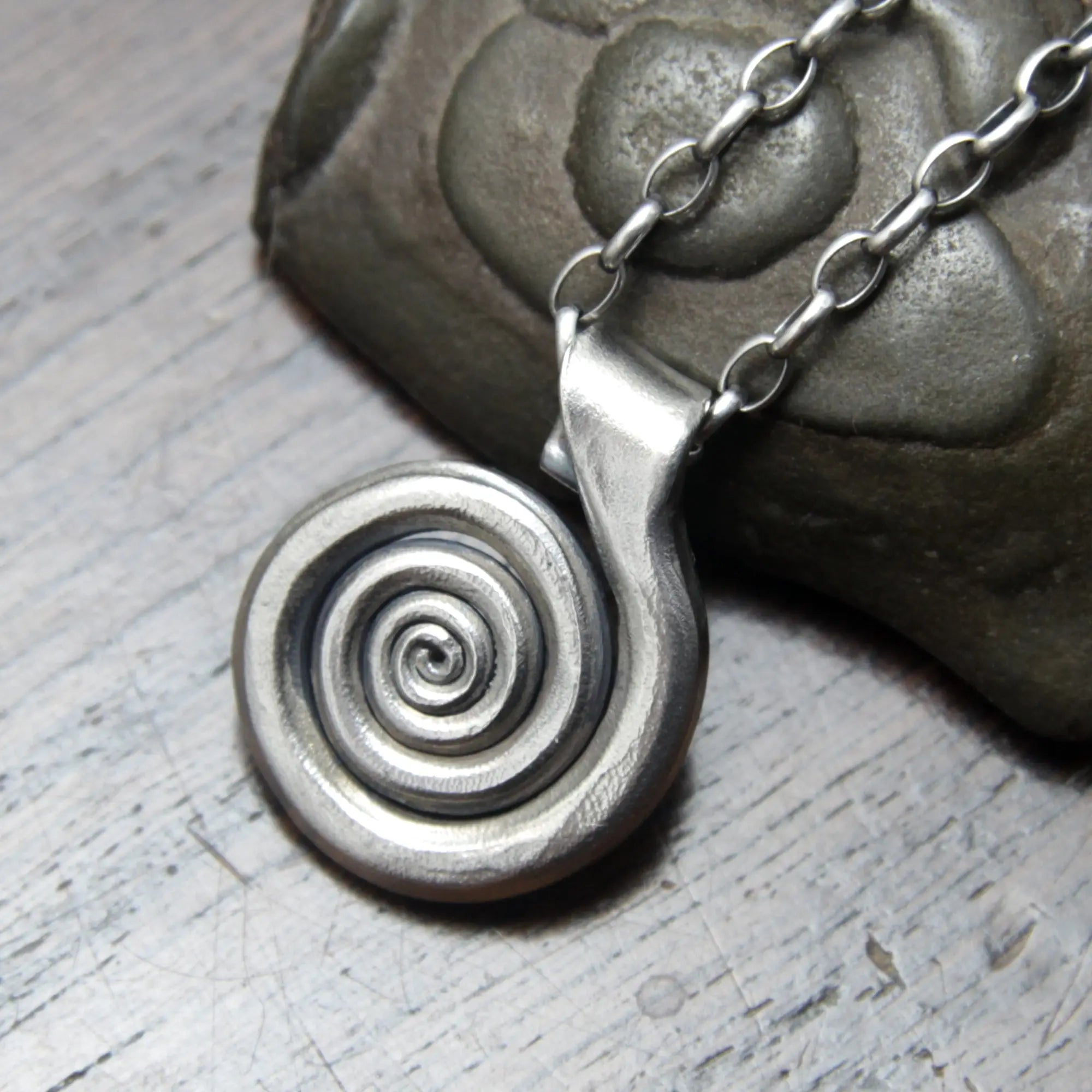 Silver deals spiral chain